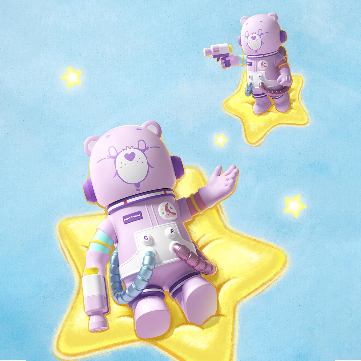 MEGA SPACE MOLLY 400%+100% Sweet Dream Bears